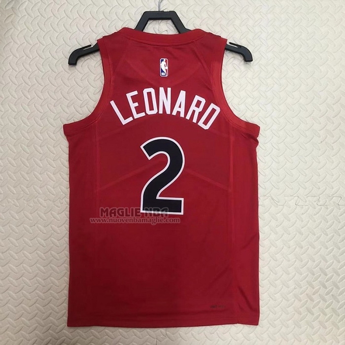 Maglia
 Kawhi Leonard NO 2 Toronto Raptors Icon 2022-23 Rosso
